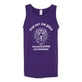 thumbnail image 2 of Wild Bobby Fear Not For Jesus The Lion Of Judah Has Triumphed Inspirational/Christian Men Graphic Tank Top, Purple, Large, 2 of 5