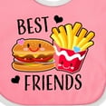 thumbnail image 4 of Inktastic Best Friends Burger and Fries Boys or Girls Baby Bib, 4 of 4