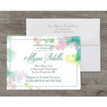 Vineyard Deluxe Bridal Shower Invitation