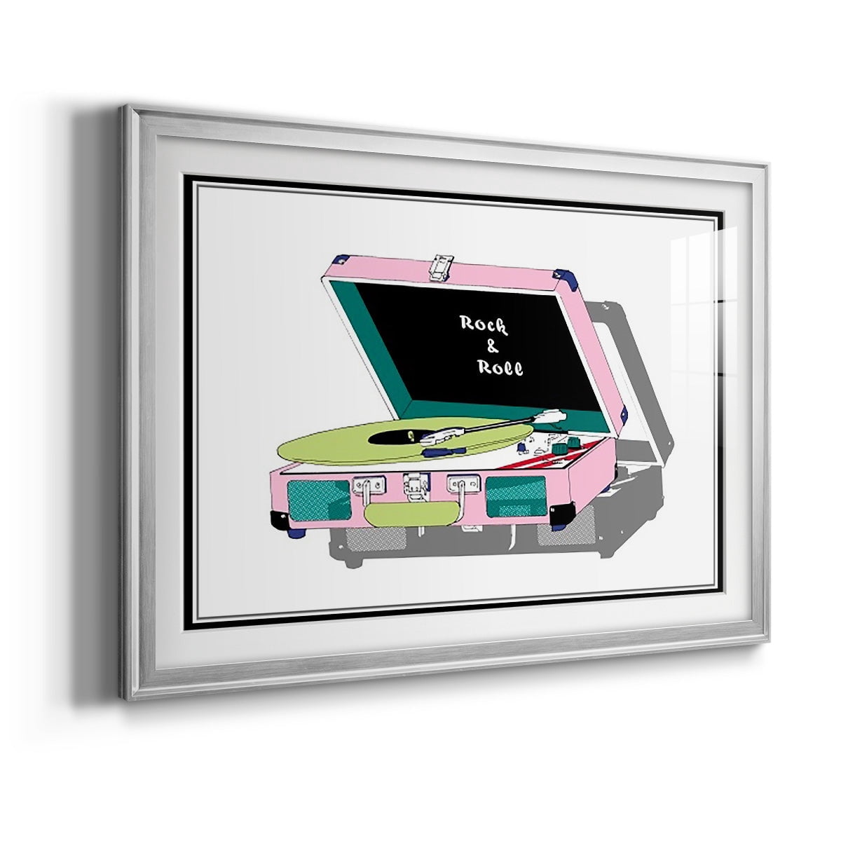 Record Shop I Premium Framed Print - Ready to Hang