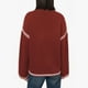thumbnail image 4 of HongQid Sweaters for Women Fashion Solid Crewneck Loose Fit Long Sleeve Contrast Cable Knit Pullover Sweater Jumper Tops, 4 of 8