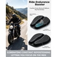 thumbnail image 2 of Hexrider Motorcycle Seat Cushion, 3D-Honeycomb Structure Hex Rider Seat Cushion,Universal Non-Slip Grip Ergonomic Motorcycle Seat Pad,Tpe Shock Absorption Breathable Seat Pad For Long Rides, 2 of 7