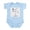 Sky Blue, variant on CafePress - Stick Figure Badminton Infant Bodysuit - Baby Light Bodysuit, Size Newborn - 24 Months