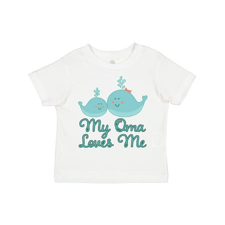 

Inktastic My Oma Loves Me Fish Gift Toddler Boy or Toddler Girl T-Shirt
