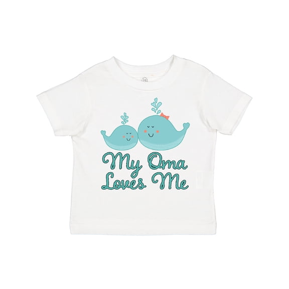 Inktastic My Oma Loves Me Fish Boys or Girls Toddler T-Shirt