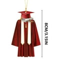 thumbnail image 3 of 2025 Graduation Gown Ornament – Keepsake for Winter and Summer Commencement Celebrations Easy to Hang Holiday Tree Decoration Keepsake for Graduates for Graduation Party Decor, 3 of 4