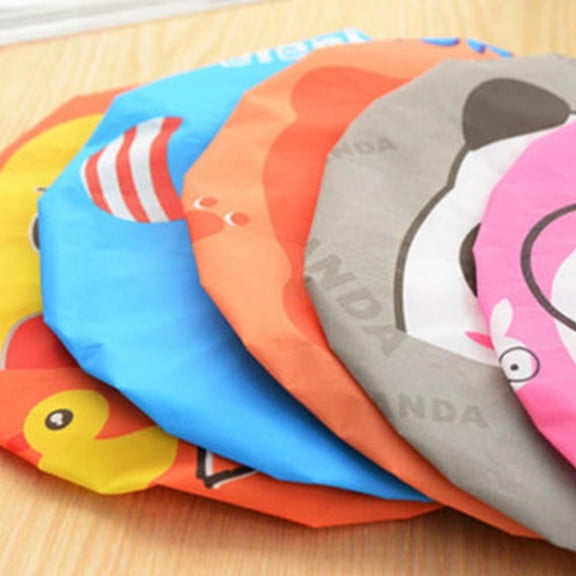 Bouffant High Quality Shampoo Plastic Hair Hats Hat Random Salon Elastic Shower Cap Waterproof Cartoon Bathing MULTICOLOR