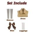 Kids Megan Dress Costume Set Cosplay Carnival Girls Robot Dolls M3gan kids-megan-dress-costume-set-cosplay-carnival-girls-robot-dolls-m3gan