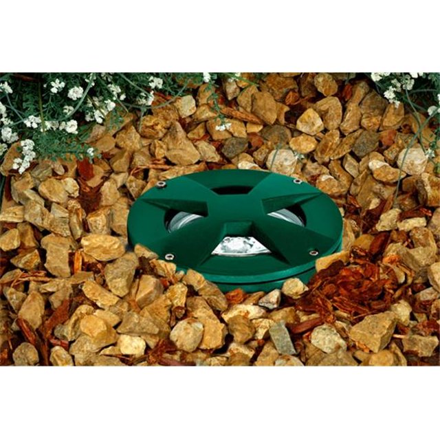 Dabmar Lighting LV307-G-MR Cast Aluminum Drive Over In-Ground Well Light , Green
