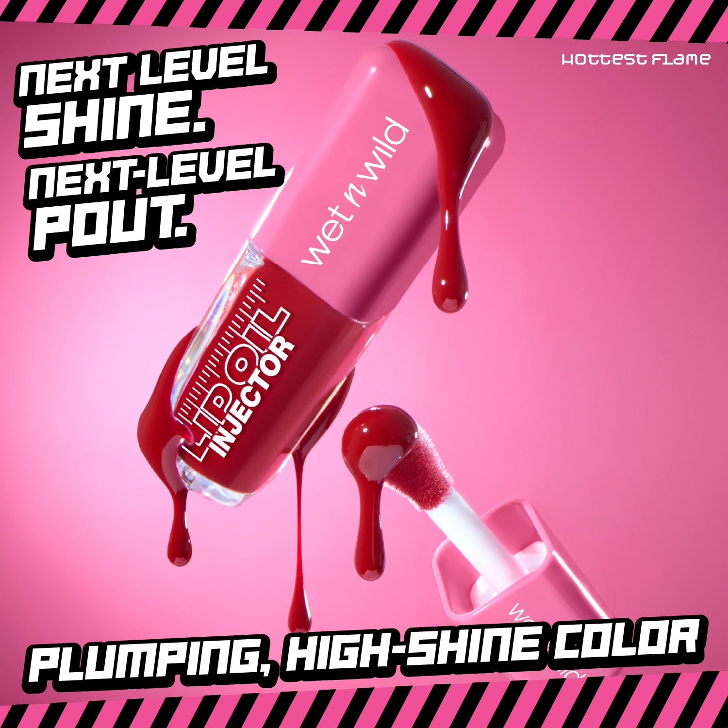 Wet N Wild Lip Oil Injector, Hottest Flame, 0.23 fl oz