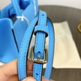 thumbnail image 6 of Tory Burch Women's Ella Bio Extra Small Top Zip Crossbody Bag (Blue Azure), 6 of 8