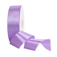 thumbnail image 3 of Cinta de tela de color liso, ancha y elegante, de satén, de 100 yardas, para ramos florales. Violeta, 3 of 9