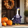 thumbnail image 6 of AZXY Halloween Porch Goose Outfit, 23‑Inch Large Bow Goose Clothes Dress for Cement & Plastic Porch Statue, Goose Clothing, Goose Cloth, Outdoor Halloween Decorations for Yard Lawn Garden Porch, 6 of 8
