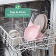 thumbnail image 3 of Kitty City Dishwasher Safe Plastic Elevated Cat Bowls, 2-Pack Set, Pink Cat Ears, One Size, 3 of 5