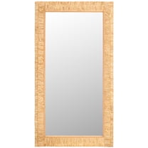 SAFAVIEH Zoelle 29.72" x 54.9" Natural Natural Wall Mirror