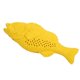 thumbnail image 3 of Juguete dispensador de golosinas para perros, juguete para masticar con forma de pez, interactivo, de goma, para cachorros, color amarillo, 3 of 13