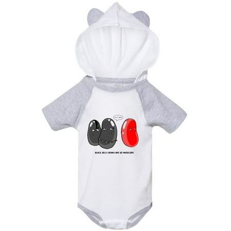 

Inktastic Easter Black Jelly Beans are so Hardcore Gift Baby Boy or Baby Girl Bodysuit