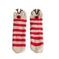thumbnail image 1 of keepw Polyester Stay Warm And Fashionable With These Fluffy Winter Socks Christmas Fluffy Socks Bed Socks David's deer 1Set, 1 of 6