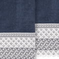 thumbnail image 2 of Linum Home Textiles Traditional/Contemporary 2 Pieces Cotton Bath Towel Set, Blue, 2 of 2