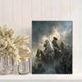 thumbnail image 2 of Fantasy Warrior Women Riding Horses Canvas Print Wall Art for Living Room Bedroom Dining Room Office Hotel Home Decor, 2 of 8