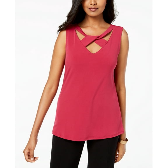 JM Collection - Twist-Neck Tank Top - Regular - S