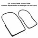 thumbnail image 4 of 55395275aw, 2 piezas fácil de instalación de la puerta delantera resistente a la abrasión vellado para jk 2007 a 2018, 4 of 7
