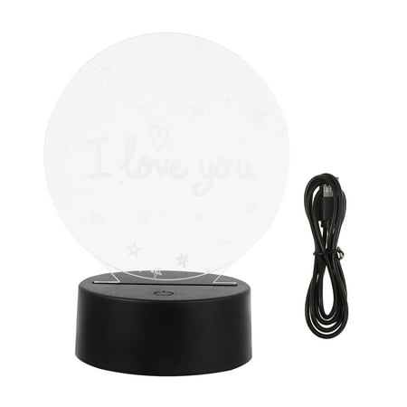 

OUNONA 1Pc LED Night Light Decorative Valentine s Day Light Touch Lamp No Battery