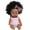 E, variant on CREATITOY African Black Baby Doll Toy with Cute Curly Hair Sport Outfit & Hooded Cloth – Safe Machine-Washable Gift for Kids Ages 3-14