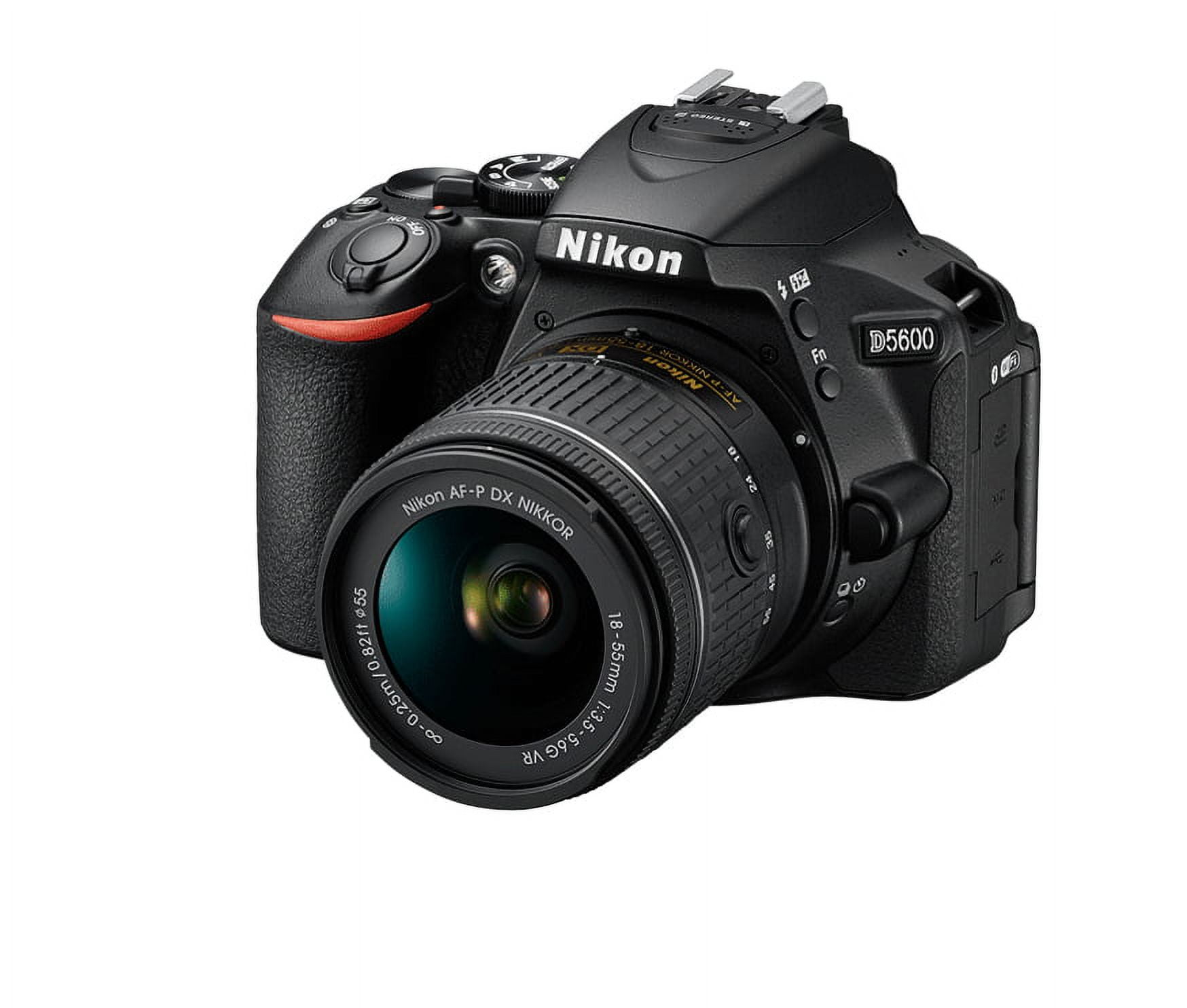 Nikon D5600 DSLR Camera with AF-P DX NIKKOR 18-55mm MEGA KIT