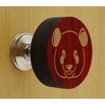 thumbnail image 2 of IBA Indianbeautifulart Poignées Gravées Rouges pour Porte de Placard en Bois Lot de 10, 2 of 3