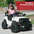 thumbnail image 3 of Best Choice Products 12V Kids Ride On Truck Car w/ Parent Remote Control, Spring Suspension, LED Lights - White, 3 of 8