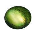 thumbnail image 3 of simhoa Nappe Ronde en Polyester 140x140cm 5. Vert Forêt Clair, 3 of 7