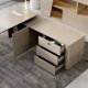 thumbnail image 4 of Laptop Executive Reception Desks Vanity Office Meeting Work Study Table Drafting Console Executive Mesa Media Console Furniture My Lux Decor Round, 4 of 15