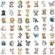 thumbnail image 2 of 50pcs waterproof animal stickers, children's waterproof vinyl for scrapbooking crafts DIY., 2 of 5