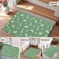 thumbnail image 5 of Rectangle Area Rugs 2 x 3 Ft, Green Spring Easter Non-Slip Residential Carpet, Cute Bunny Botanical Indoor Crawling Mats Runner Rugs for Living Room/Dining Room/Bedroom, 5 of 8