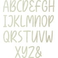 thumbnail image 2 of Unfinished Wood MDF Letter 15'' Tall Dessert Sugar J, Paintable Alphabet A-Z, 2 of 5