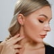 thumbnail image 5 of Pendientes de circonita - Pendientes para mujer, pendientes de botón para la mejor hermana o pareja, 5 of 6