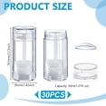 thumbnail image 2 of Empty Refillable Plastic Bottles for Aromatic Cream and Skin Column Clear 3.6x7.95cm Capacity: 30ml(1.01fl. oz) Clear, 2 of 5