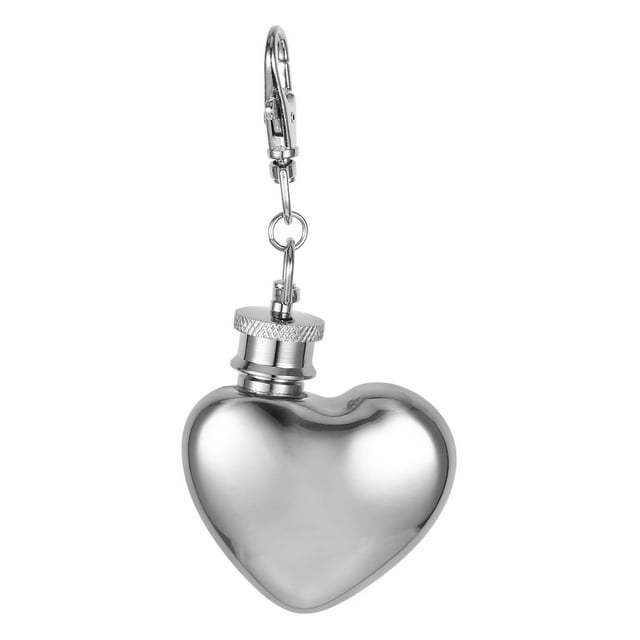 Frasco de corazón de 1 oz, recipiente para vino, frasco de bolsillo para acampar, frasco para beber, accesorio para acampar