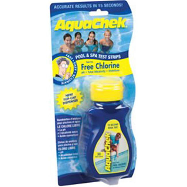 50 for Free Chlorine Total Alkalinity, AquaChek Yellow Water Testing Strips - 