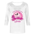 thumbnail image 4 of Vetsdori Ladies Plus Size Tops Graphic Pullover Dressy 3/4 Sleeve Trendy,Summer Tunic T-shirts for Woman Crewneck, 4 of 4