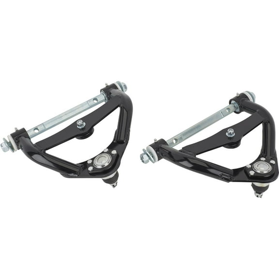 Speedway Motors Tubular Upper Control Arms Kit Compatible with 1982-2004 Chevy S10 & 1978-1988 GM G-Body Cars, Gloss Black Powdercoat Finish