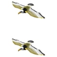 thumbnail image 2 of maskred Life Size Bird Scarer Flying Kite with Light and Sound for Farm Garden Hawk 2Set, 2 of 6