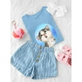 thumbnail image 3 of Focused Cat T-Shirt Toddler -Kayomi Harai Designs,  2 Toddler, 3 of 4