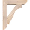 thumbnail image 3 of Ekena Millwork 3 1/2"W x 20"D x 24"H Balboa Slat Smooth Bracket, Douglas Fir, 3 of 4