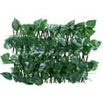 thumbnail image 1 of Valla de imitación Hoja Planta falsa Valla de hiedra Valla de patio Decoración Valla tipo extensión Abanopi 0.4 m de hoja perenne, 1 of 7