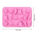 thumbnail image 3 of Halloween DIY Silicone Chocolate Moulds 18 Piece Set For Desserts Trick Or Baking Crafts, 3 of 7