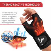 Mueller Reversible Compression Glove, Black, Unisex, One Size Fits Most