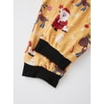 thumbnail image 6 of AIGUR Family Matching Christmas Jumpsuits Pajamas Letter/Santa/Tree/Print Hooded Long Sleeve Playsuits Autumn Zipper Long Rompers, 6 of 11
