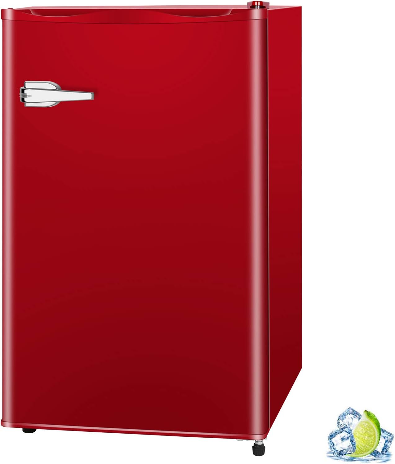 KISSAIR Upright Compact Freezer 2.3 Cu.ft, Freestanding Mini Freezer